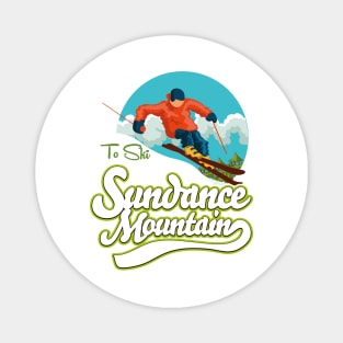 Sundance Mountain ski logo Magnet